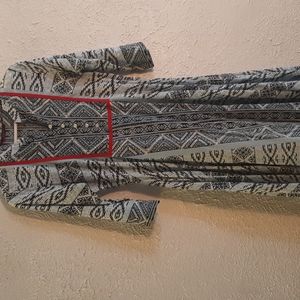Blue/white Long Dress or Kameez (medium)